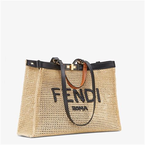 fendi natural raffia bag|best raffia bags 2024.